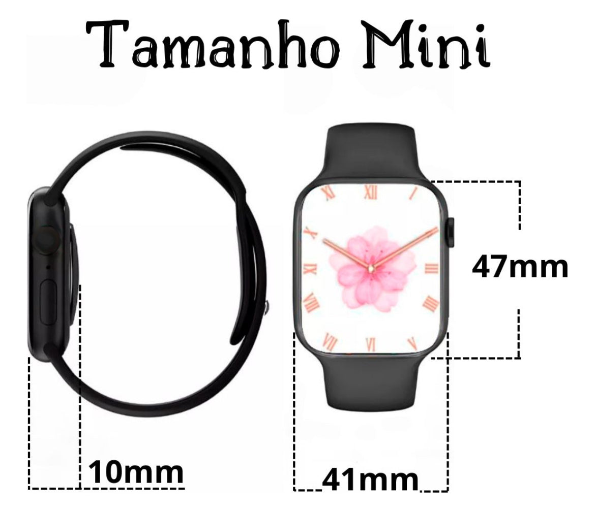 Smartwatch GS9 Mini – 42mm Compatível com Android e iOS