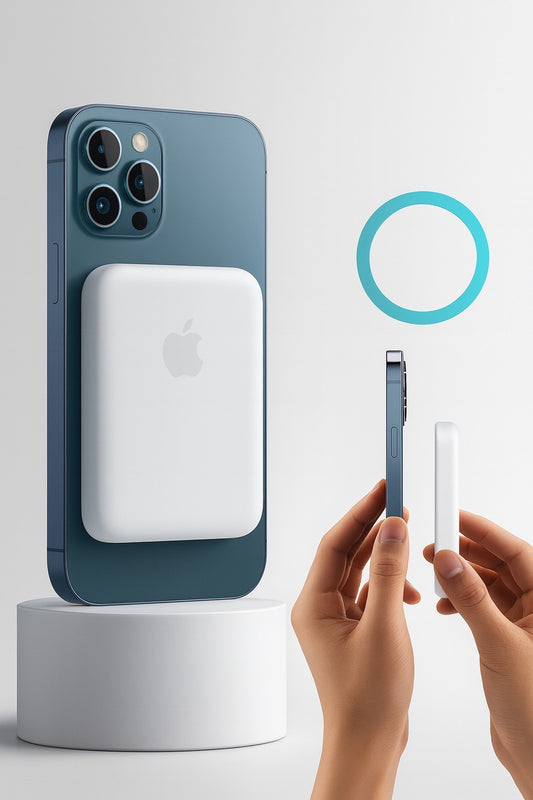 Carregador Bateria MagSafe 5000mAh Portátil e Magnético