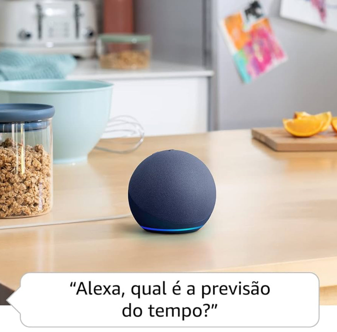 Amazon Echo Dot 5ª Geração Original – Smart Speaker com Alexa Som Potente e Inteligente
