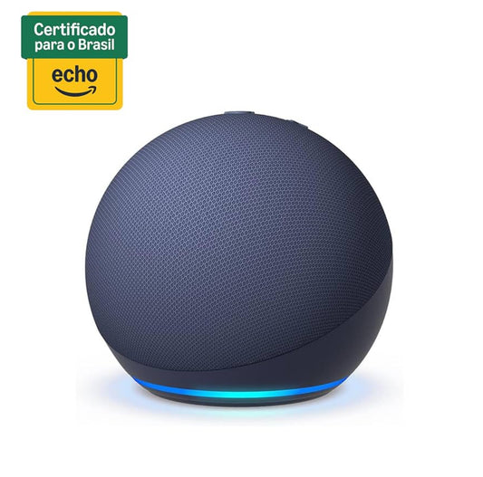 Amazon Echo Dot 5ª Geração Original – Smart Speaker com Alexa Som Potente e Inteligente