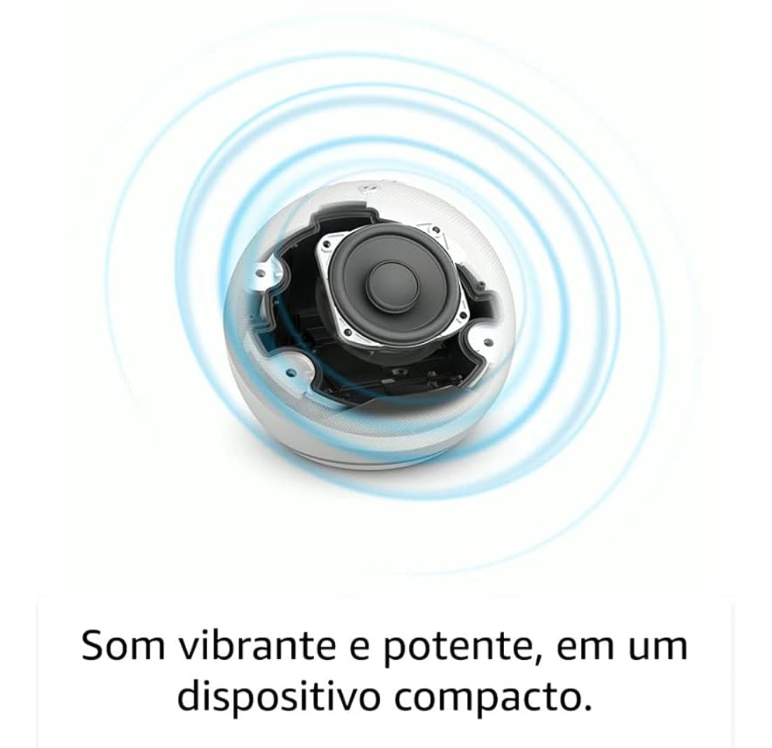Amazon Echo Dot 5ª Geração Original – Smart Speaker com Alexa Som Potente e Inteligente