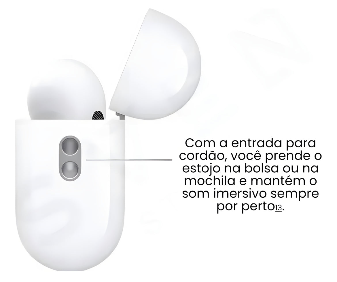 AirPods Pro – 3ª Geração com Borracha Fone de Ouvido Bluetooth