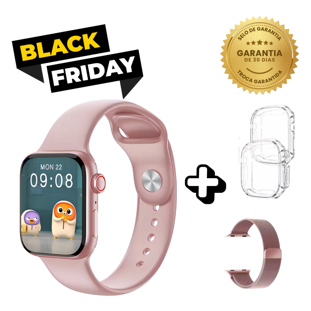 Smartwatch HW9 Mini Series 9 NFC – 42mm Compatível com Android e iOS