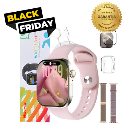 Smartwatch S11 Pro Series 11 – 49mm Compatível com Android e iOS