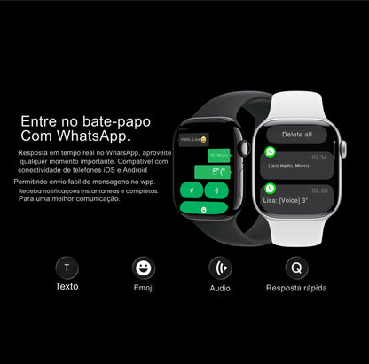 Smartwatch S11 Pro Series 11 – 49mm Compatível com Android e iOS