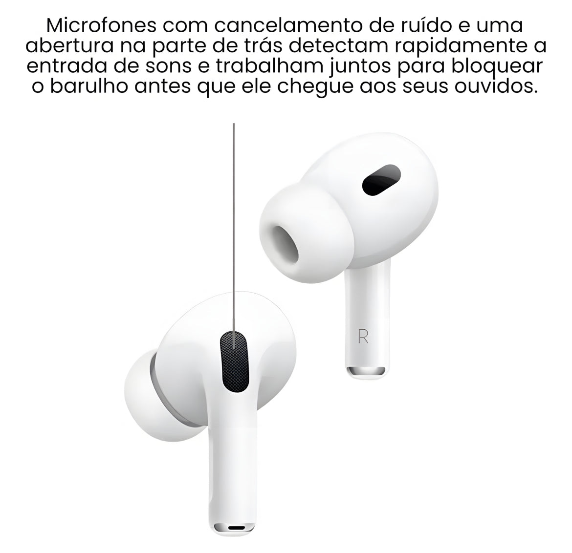 AirPods Pro – 3ª Geração com Borracha Fone de Ouvido Bluetooth