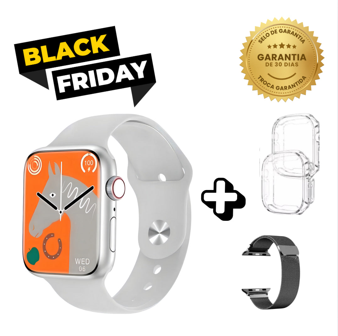 Smartwatch HW9 Mini Series 9 NFC – 42mm Compatível com Android e iOS