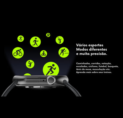 Smartwatch S11 Pro Series 11 – 49mm Compatível com Android e iOS