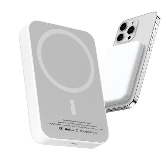Carregador Bateria MagSafe 5000mAh Portátil e Magnético