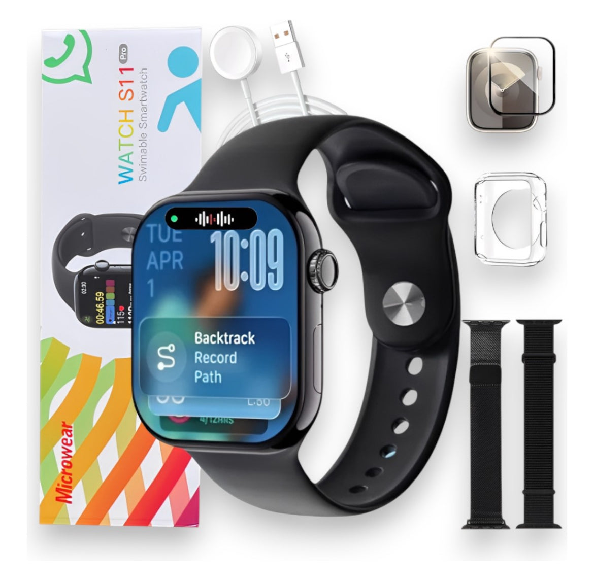 Smartwatch S11 Pro Series 11 – 49mm Compatível com Android e iOS