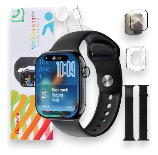 Smartwatch S11 Pro Series 11 – 49mm Compatível com Android e iOS